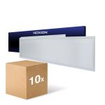 Mehrfachpackung 10x Noxion LED Panel Ecowhite V4.0 28W 3360lm - 830-840-865 CCT | 120x30cm
